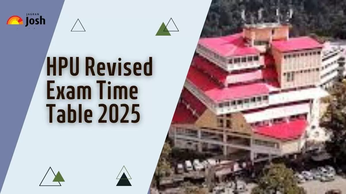 HPU Revised Exam Time Table 2025