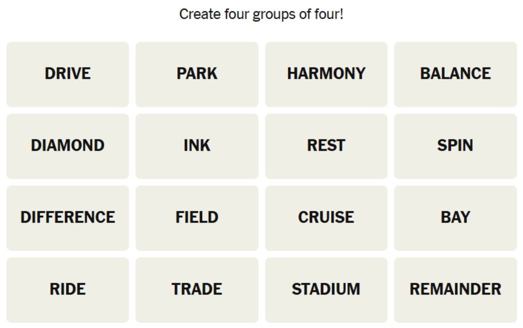 NYT Connections Hints April 4