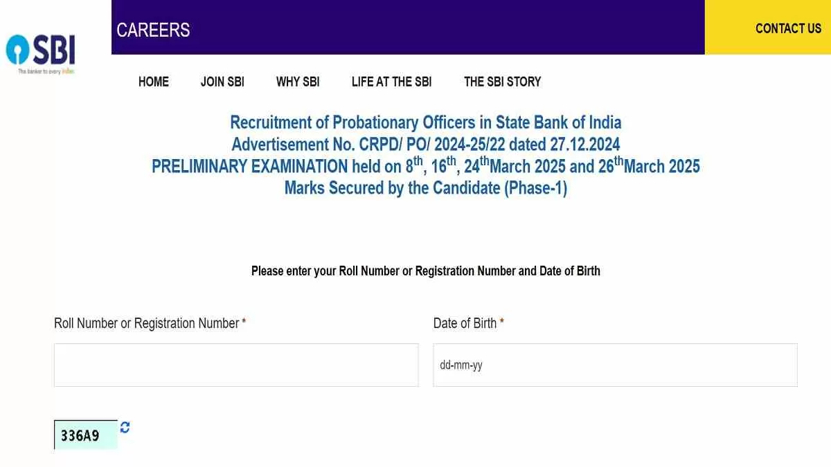 SBI PO Result 2025 Declared