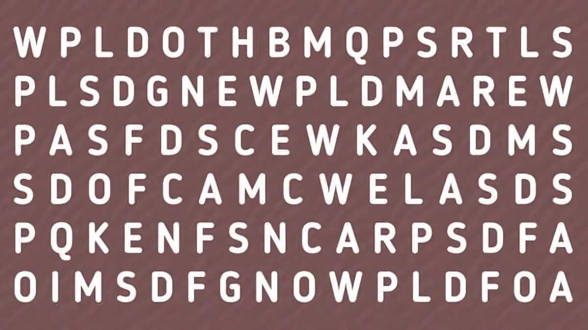 Brain Teaser Challenge: Only hawk eyes can locate the word "CAR" in just 5 seconds! 