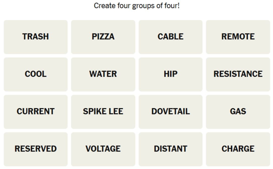 NYT Connections Hints April 6