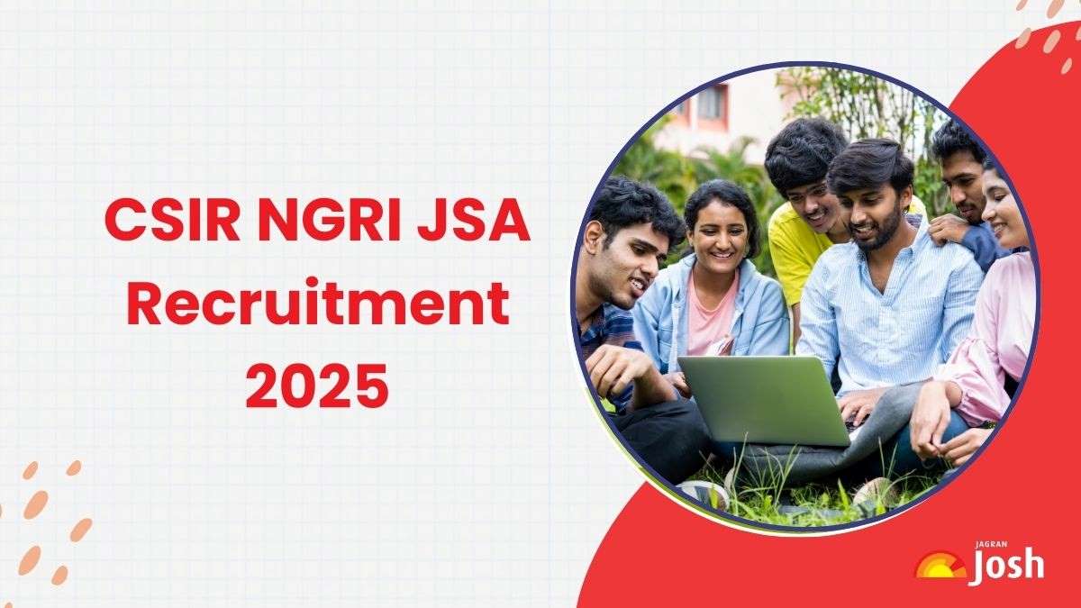 CSIR NGRI Recruitment 2025: Apply Online for 11 Junior Secretariat Assistant Posts at ngri.res.in