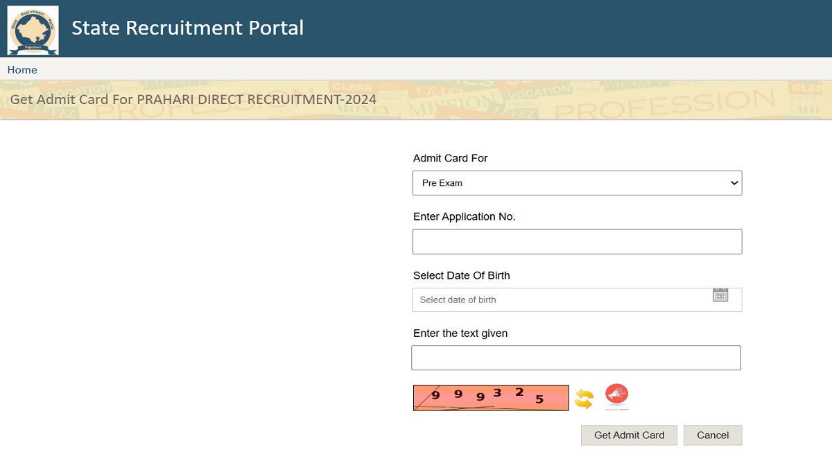 Get all details about RSMSSB Rajasthan Jail Prahari Exam 2025 