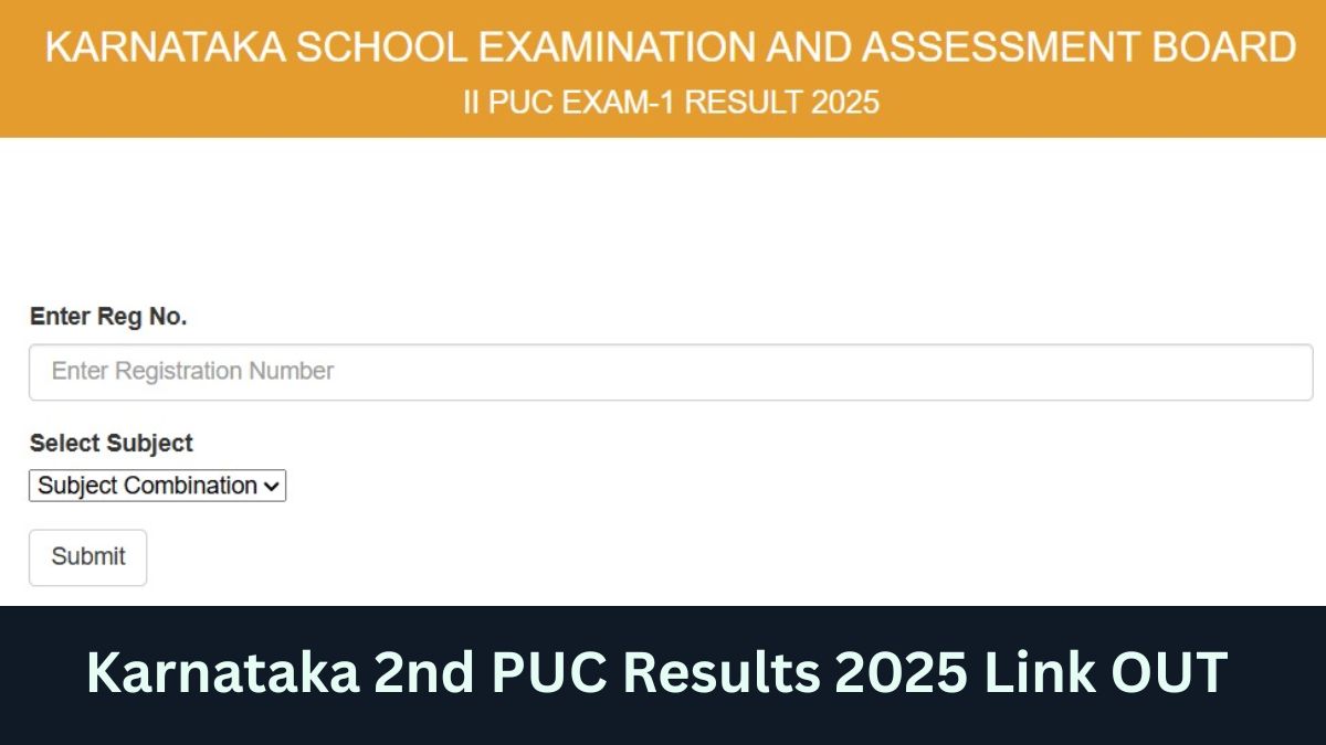 [Direct Link] karresults.nic.in Results 2025: कर्नाटक बोर्ड 12वीं रिजल्ट kseab.karnataka.gov.in पर जारी, यहां से चेक करें Scorecard