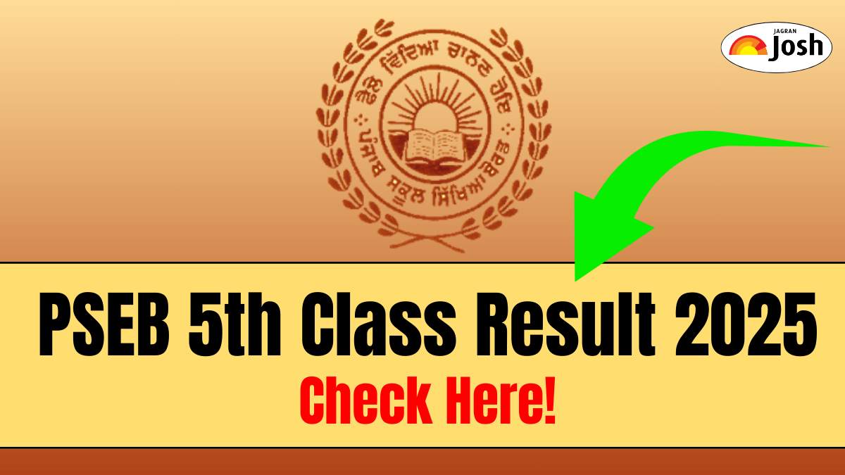 Punjab Board 5th Result 2025 Released: 99.54% PSEB Class 5th Students Passed the Exam - Check Details Here
