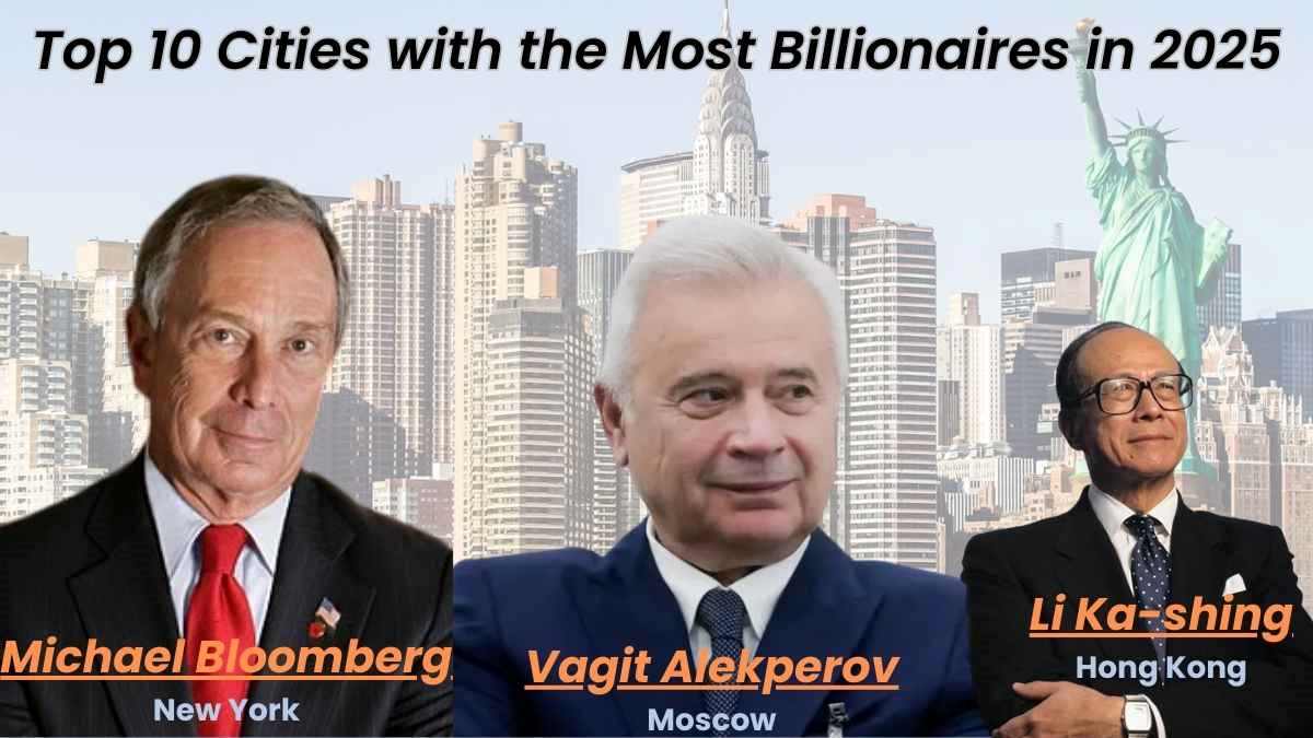 Top 10 Cities with the Most Billionaires in 2025