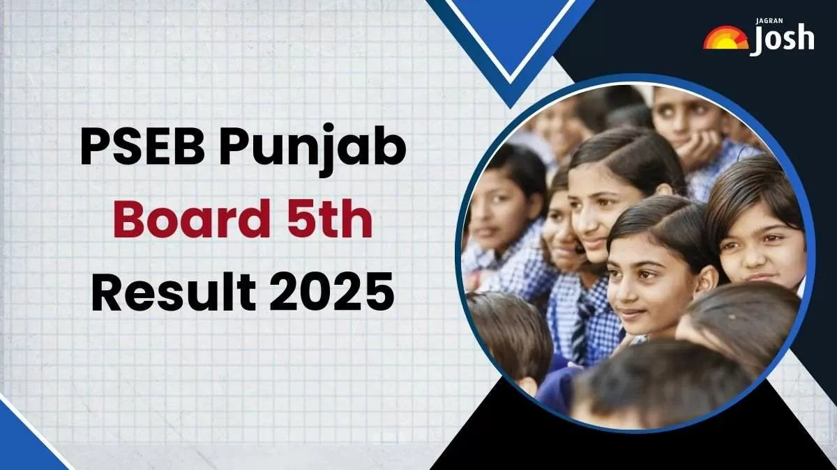 PSEB Punjab Board 5th Result 2025 