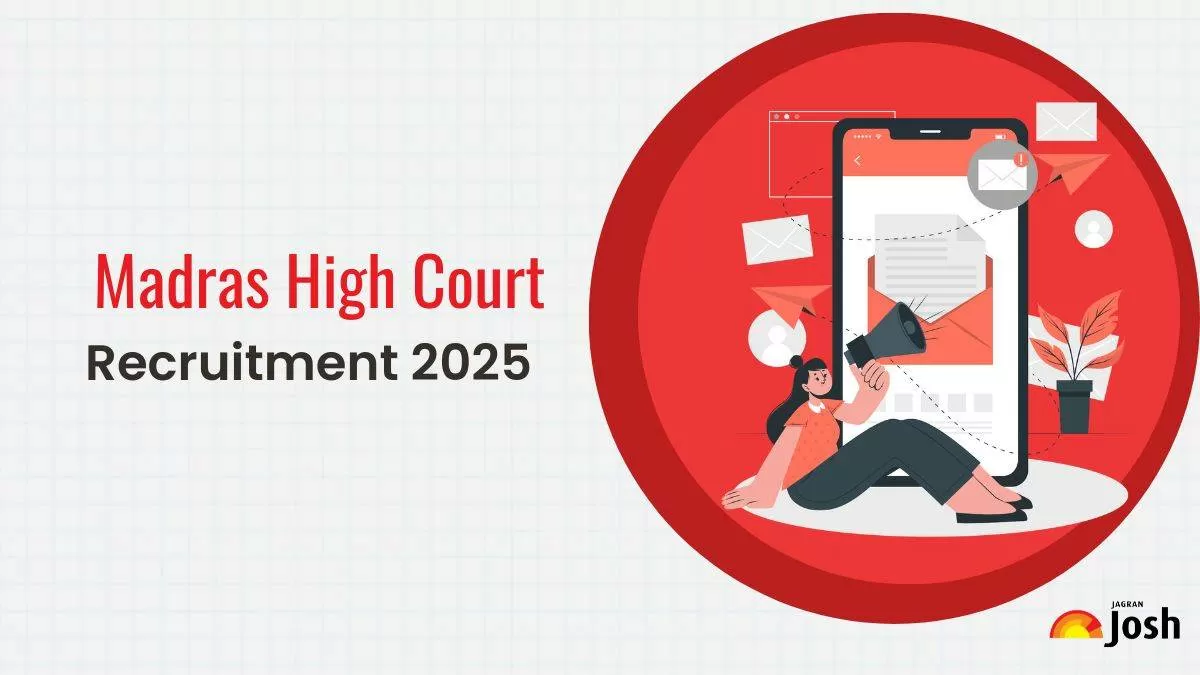 Madras High Court Recruitment 2025