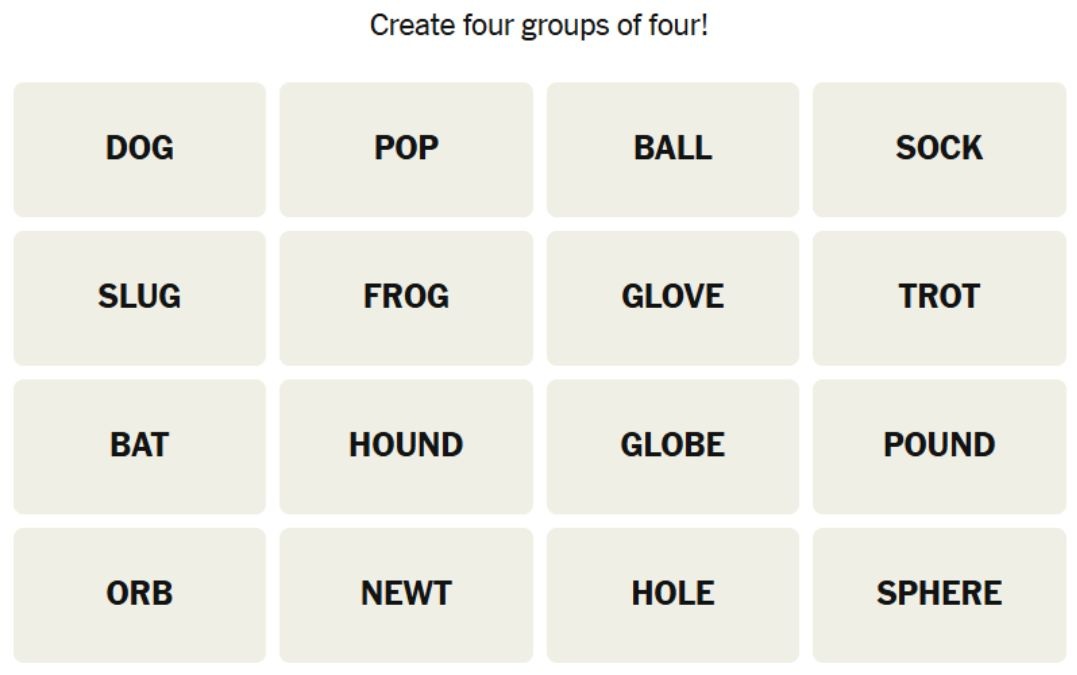 NYT Connections Hints April 9