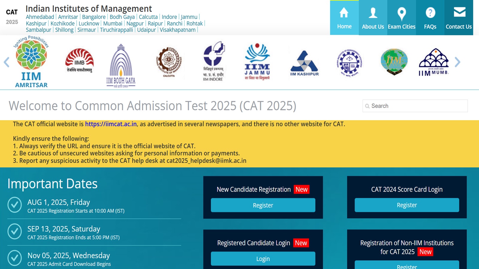 CAT 2025 Registrations Live: Application Process Begins at iimcat.ac.in; Check Exam Fees & Documents Required and Form Details