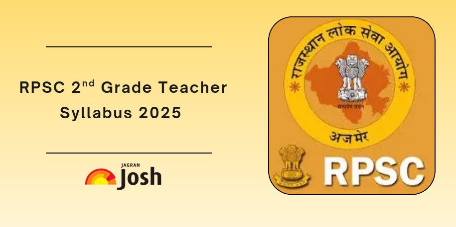 RPSC 2nd Grade Teacher Syllabus 2025: Paper 1 and Paper 2 Syllabus PDF ...