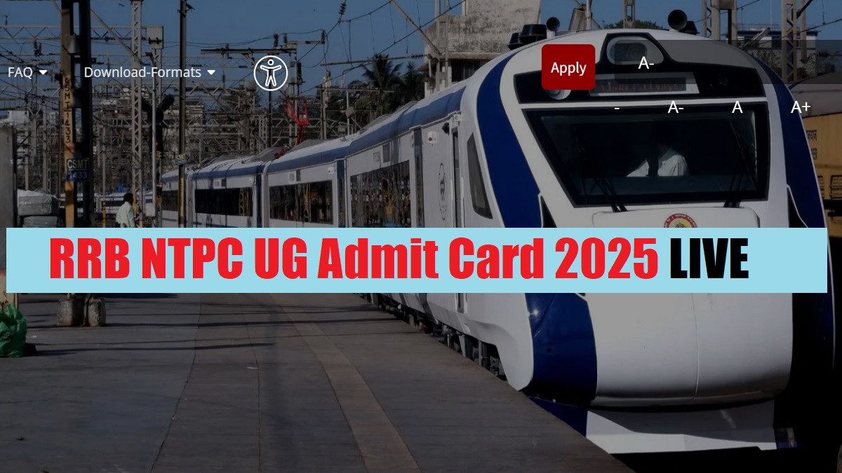 RRB NTPC Undergraduate Admit Card 2025