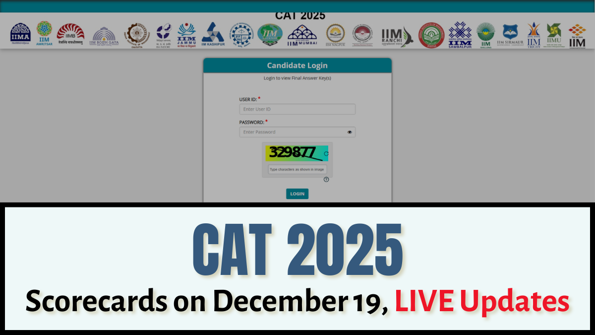CAT 2025 Result LIVE Updates