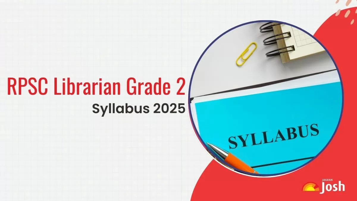 RPSC Librarian Grade 2 Syllabus 2025