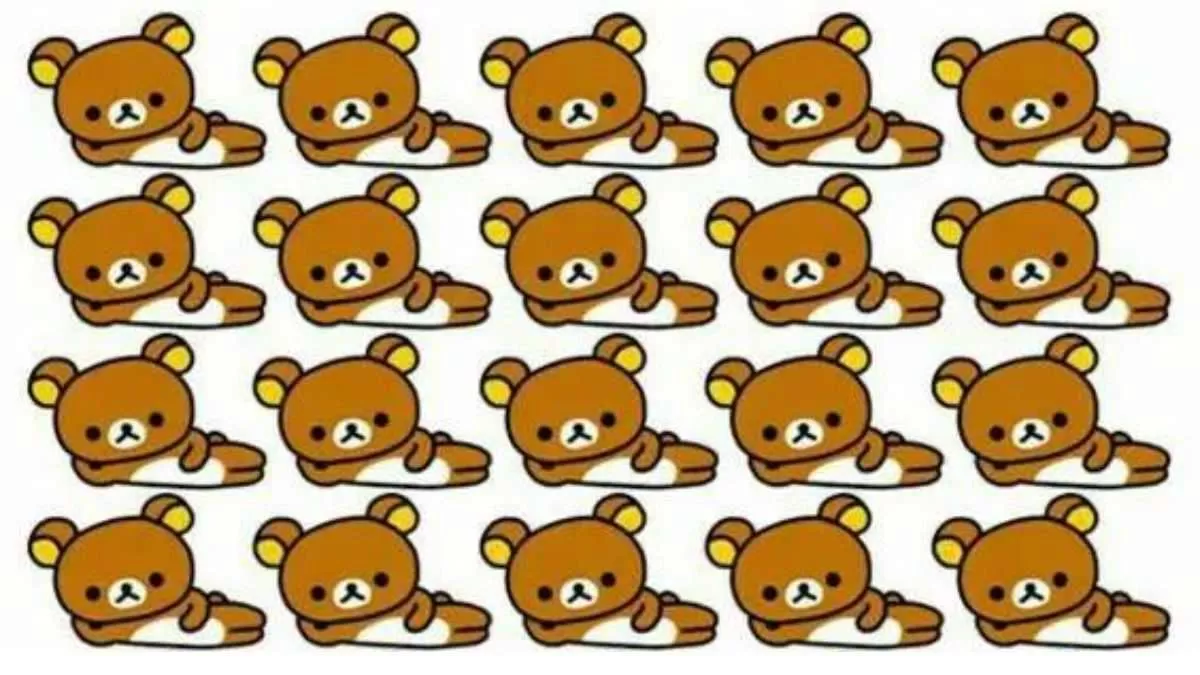 Spot The Odd Teddy Bear.