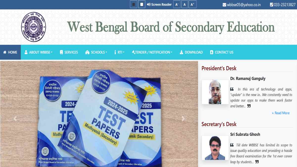 WB Madhyamik Exam Admit Card 2025: Released for 141 Students