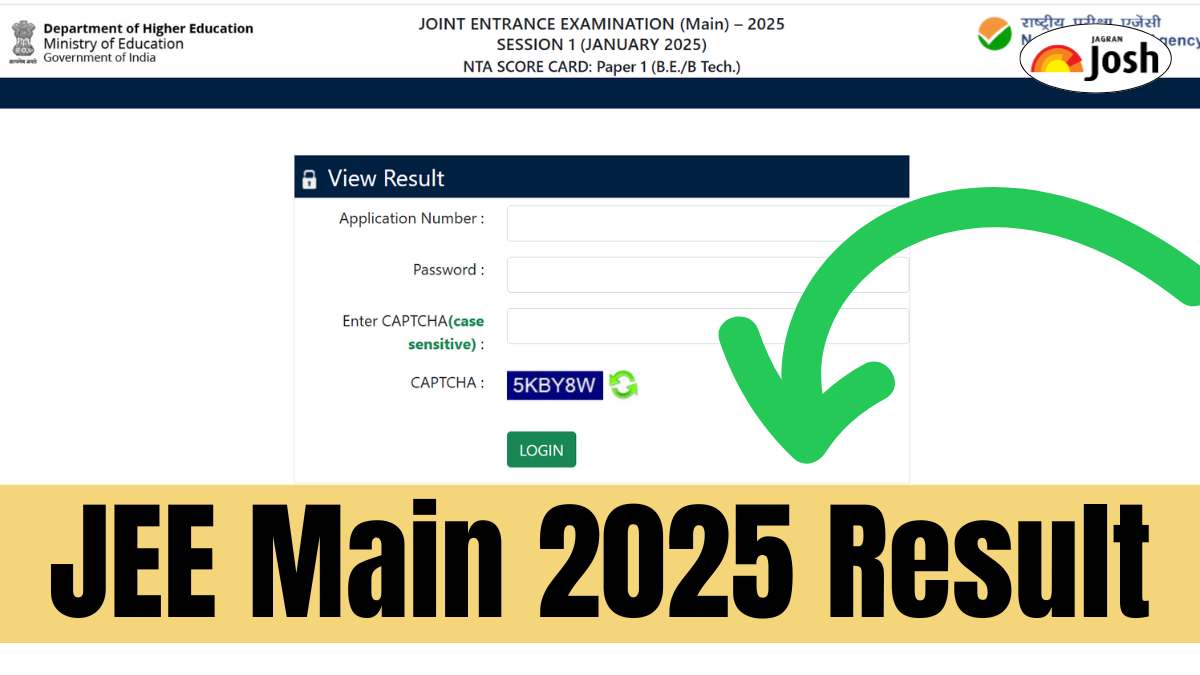 JEE Mains result 2025 Released, Check for the direct link and recent updates