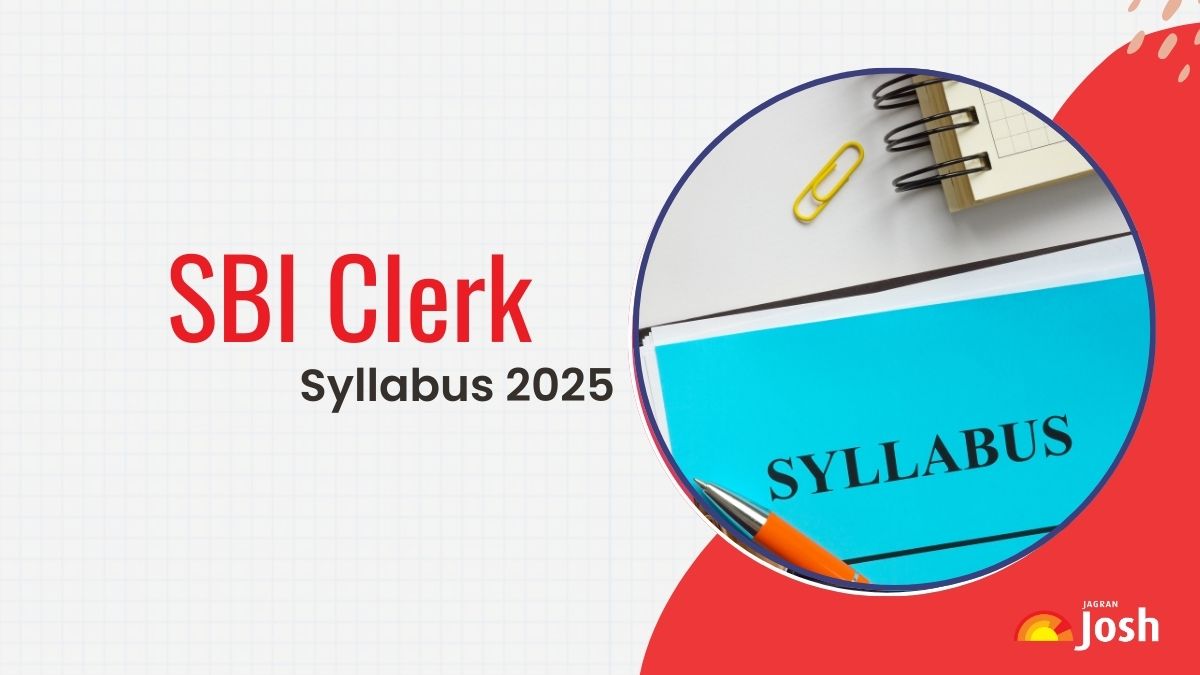 SBI Clerk Syllabus 2025 Prelims and Mains Syllabus PDF Download with