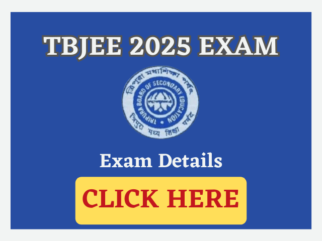 Tripura Board of Joint Entrance Examination (TBJEE) has released the TJEE 2025 application form.