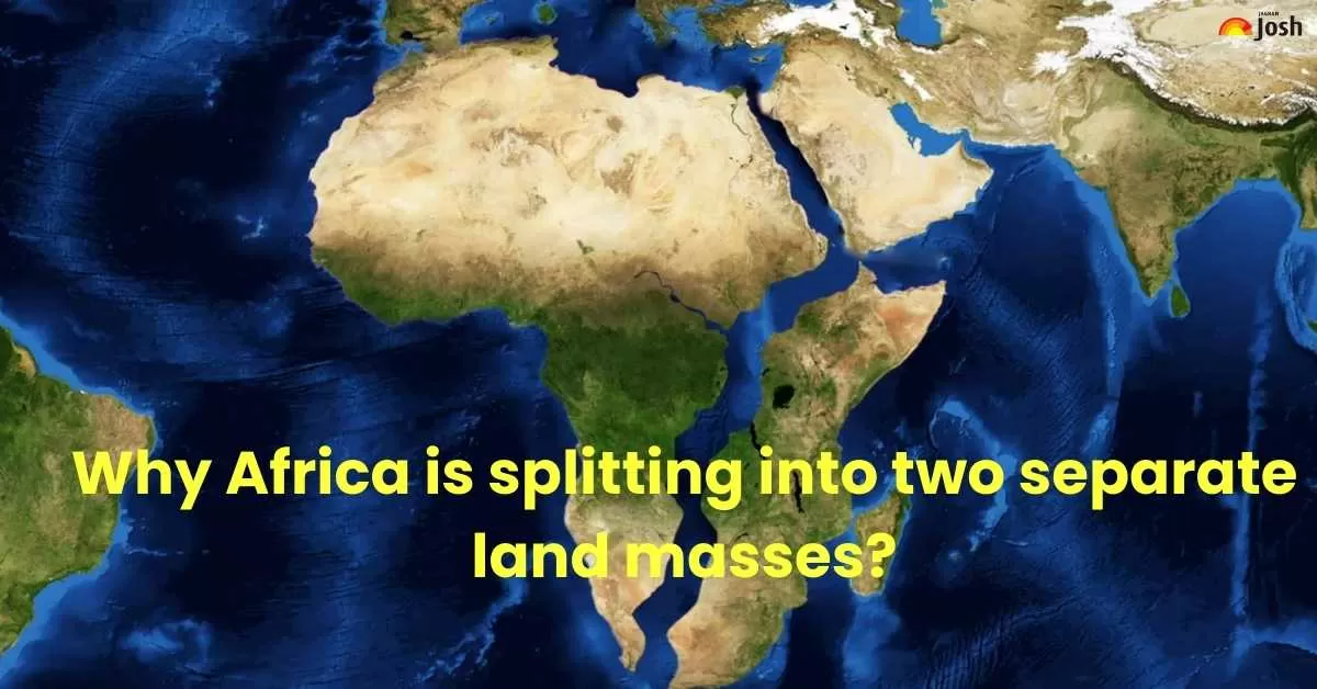 Africa splitting into two continents is due to the geological phenomenon known as continental rifting.