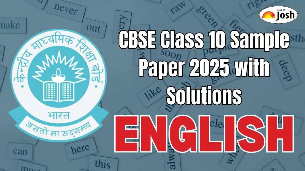 CBSE Class 10 English Sample Paper, download PDF