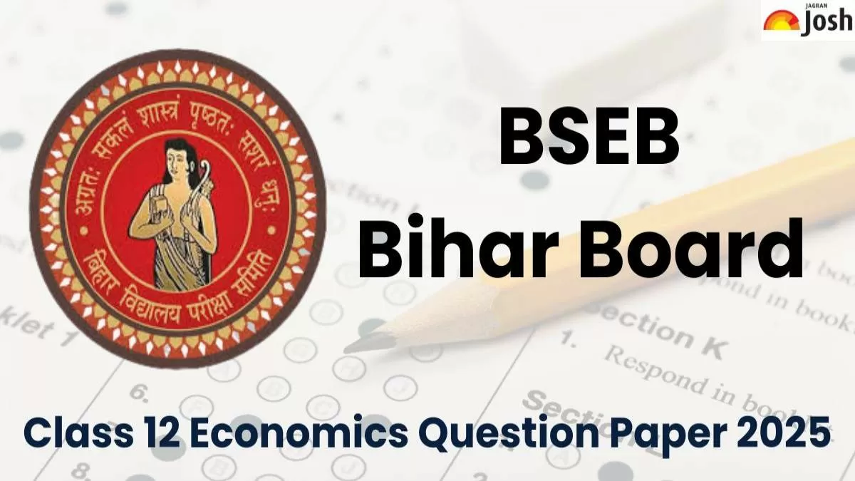 BSEB Bihar Board Class 12 Economics Question Paper