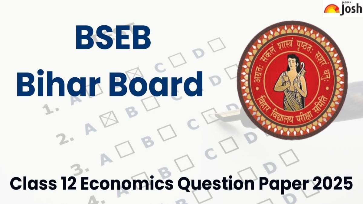 BSEB Class 12 Economics Question Paper 2025 Available, All SETs Download PDF