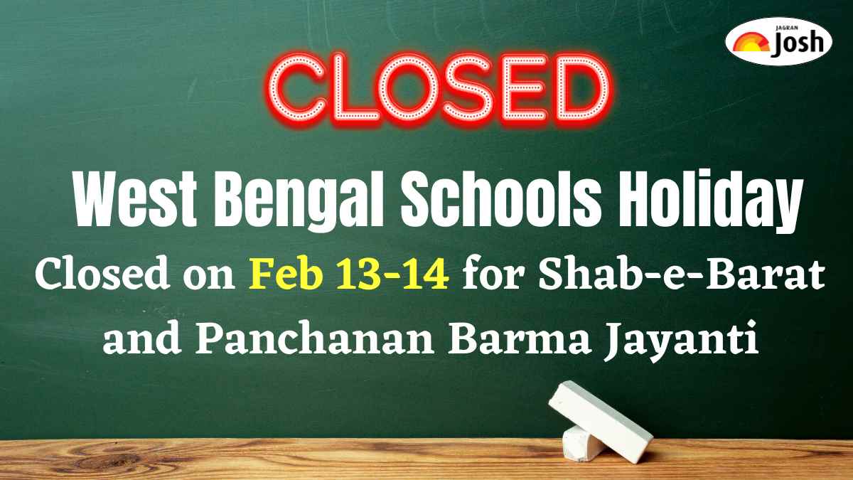 West Bengal Schools Holiday: Closed on Feb 13-14 for Shab-e-Barat and Panchanan Barma Jayanti, Details Here