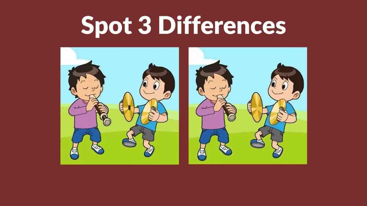 Spot 3 differences in 19 seconds