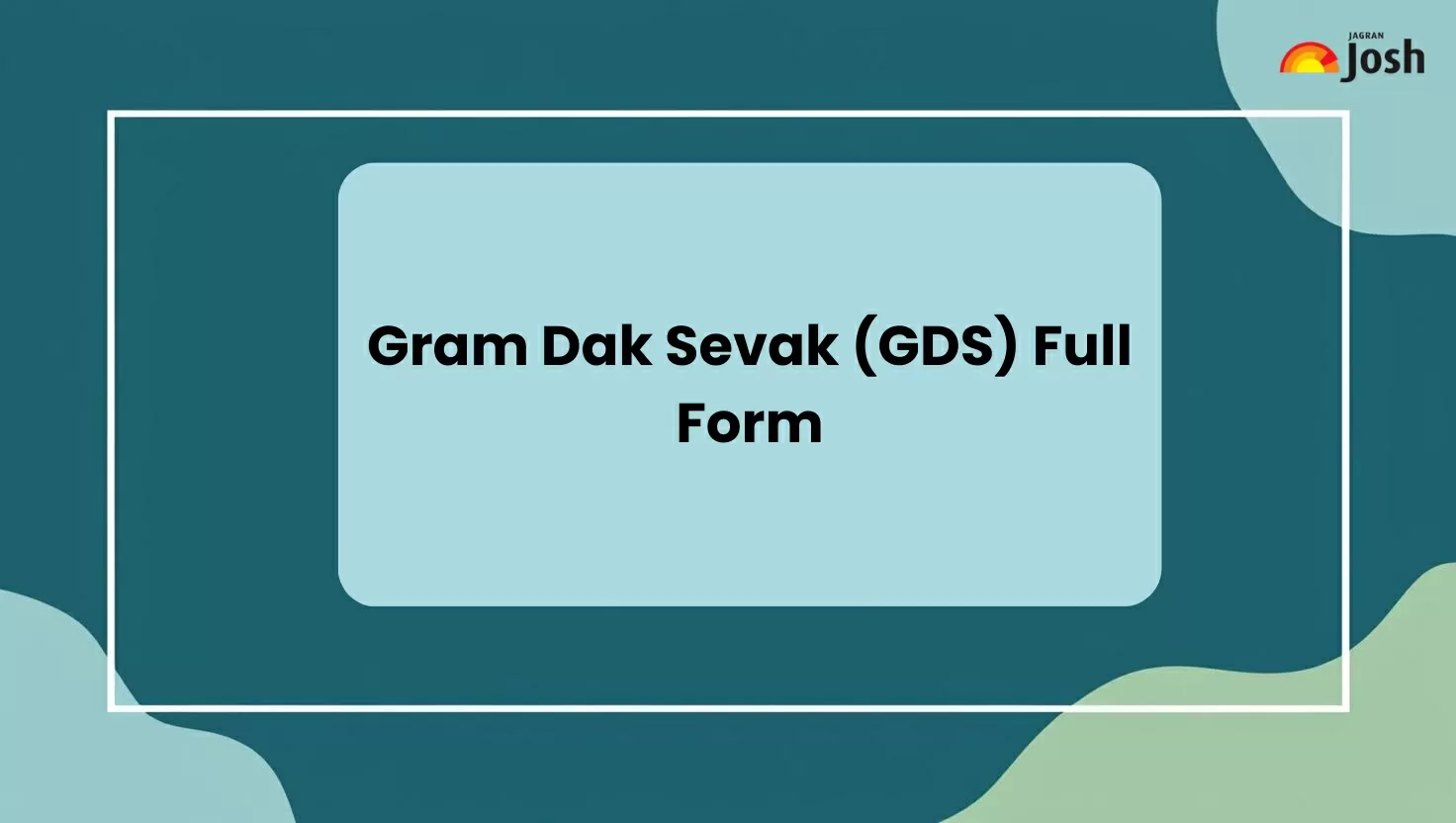 Check Full Form of GDS India Post 