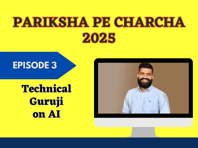 Gaurav Chaudhary aka Technical Guruji on YouTube advises students to use technology for the betterment of life but also enjoy life offline in the third episode of Pariksha Pe Charcha (PPC) 2025.