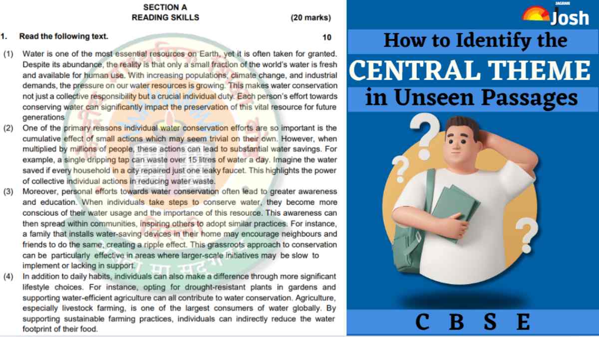 CBSE Class 10 English Exam Tomorrow: Know How to Identify the Central Theme in Unseen Passages