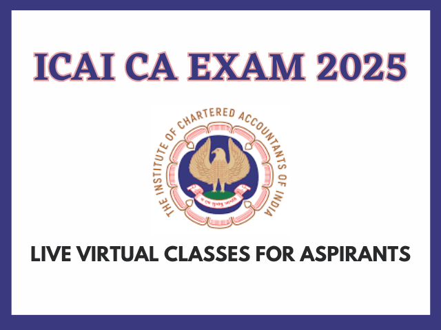 Institute of Chartered Accountants of India (ICAI) has introduced live online classes starting from February 13, 2025 for students preparing for the CA Foundation Exam 2025 to be held in May and September. 