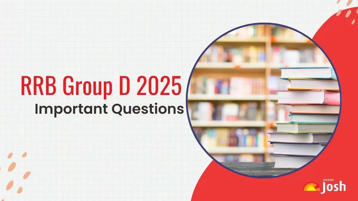 RRB Group D Important Questions 2025