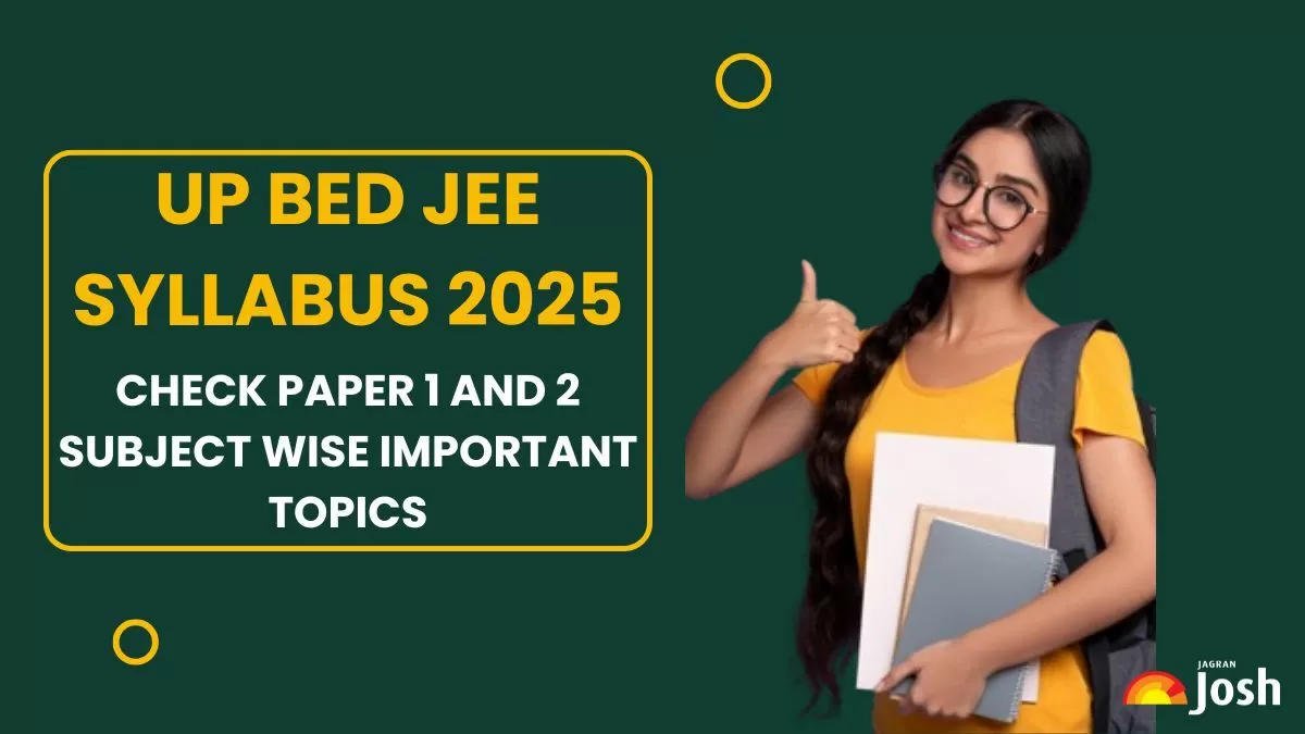 UP BEd JEE Syllabus 2025