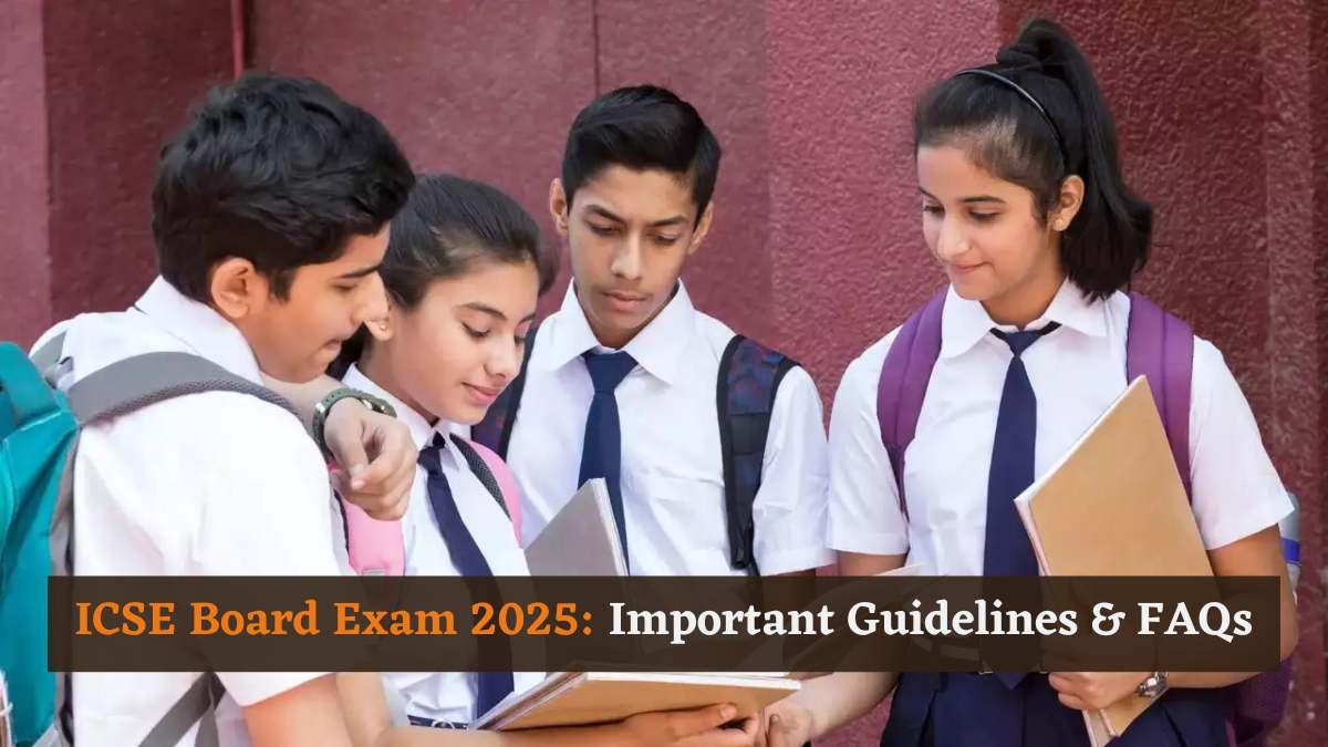 Candidates must follow the board provided guidelines for seamless and organized examination procedure.