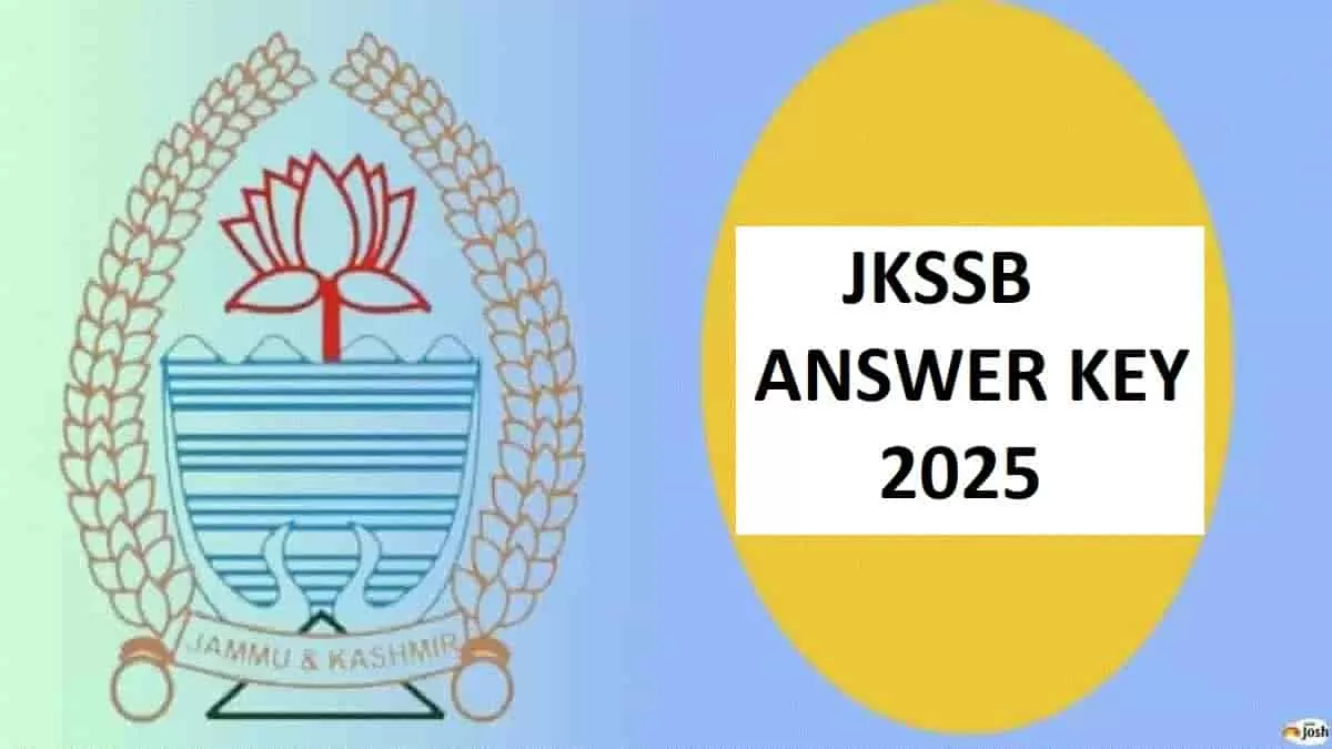 JKSSB Answer Key 2025 Download