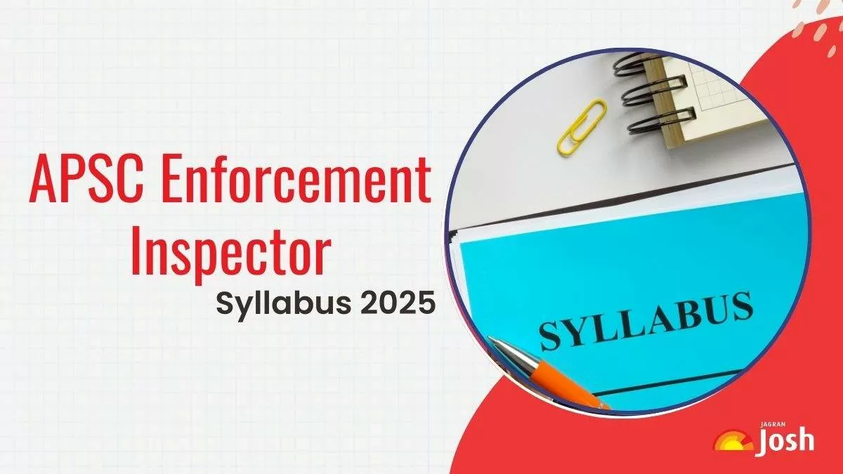 APSC Enforcement Inspector Syllabus 2025