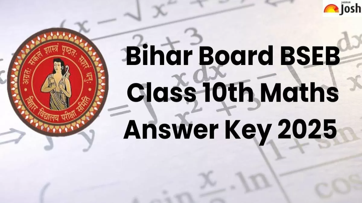 Bihar Board BSEB Class 10th Maths Answer Key 2025