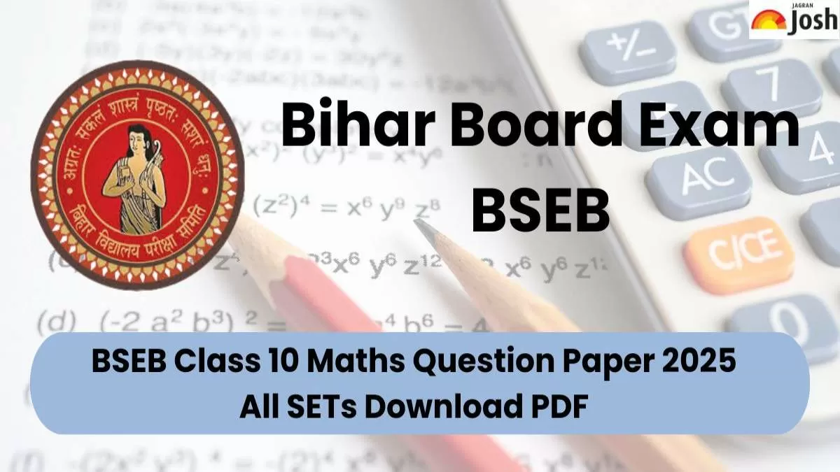 BSEB Class 10 Maths Question Paper 2025