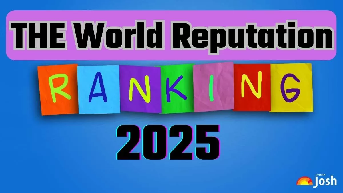THE World Reputation Rankings 2025 List of Most Reputed Institution in India