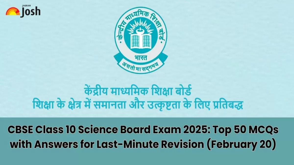 CBSE Class 10th Science Compartment Exam MCQ's 2025