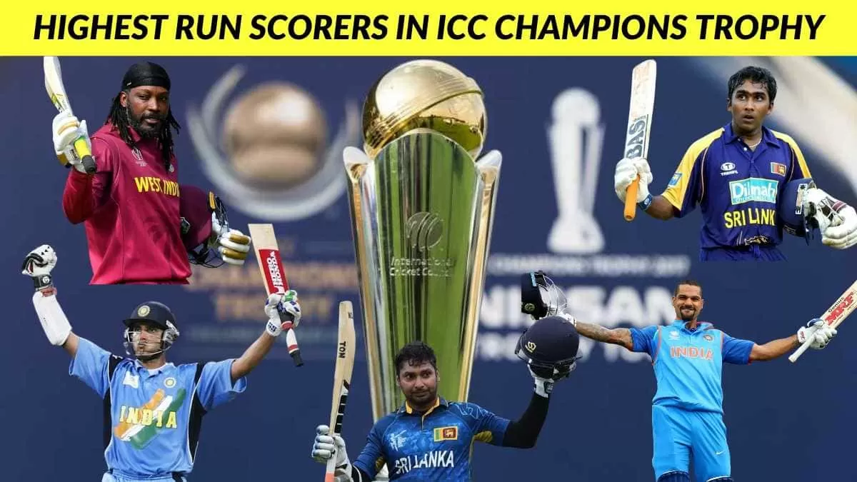 Highest Run Scorers in ICC Champions Trophy