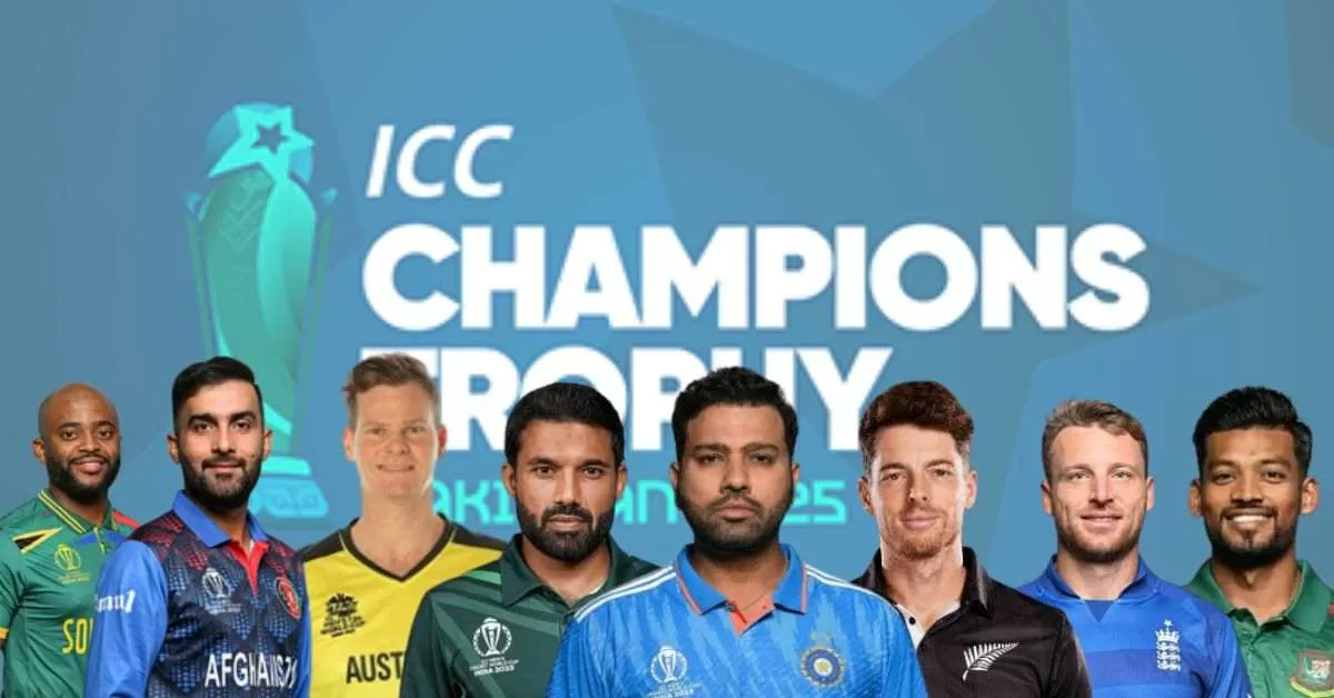 Eight teams participating in ICC Champions Trophy 2025