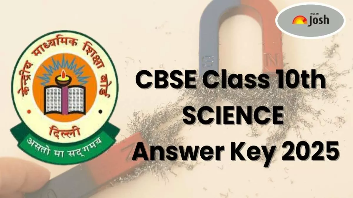 CBSE Class 10th Science Answer Key 2025