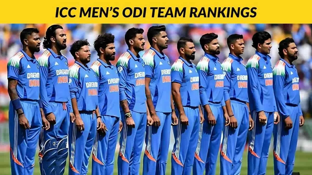ICC Men’s ODI Team Rankings
