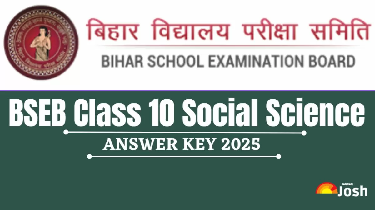 BSEB Class 10 Social Science Exam 2025 Solution PDF