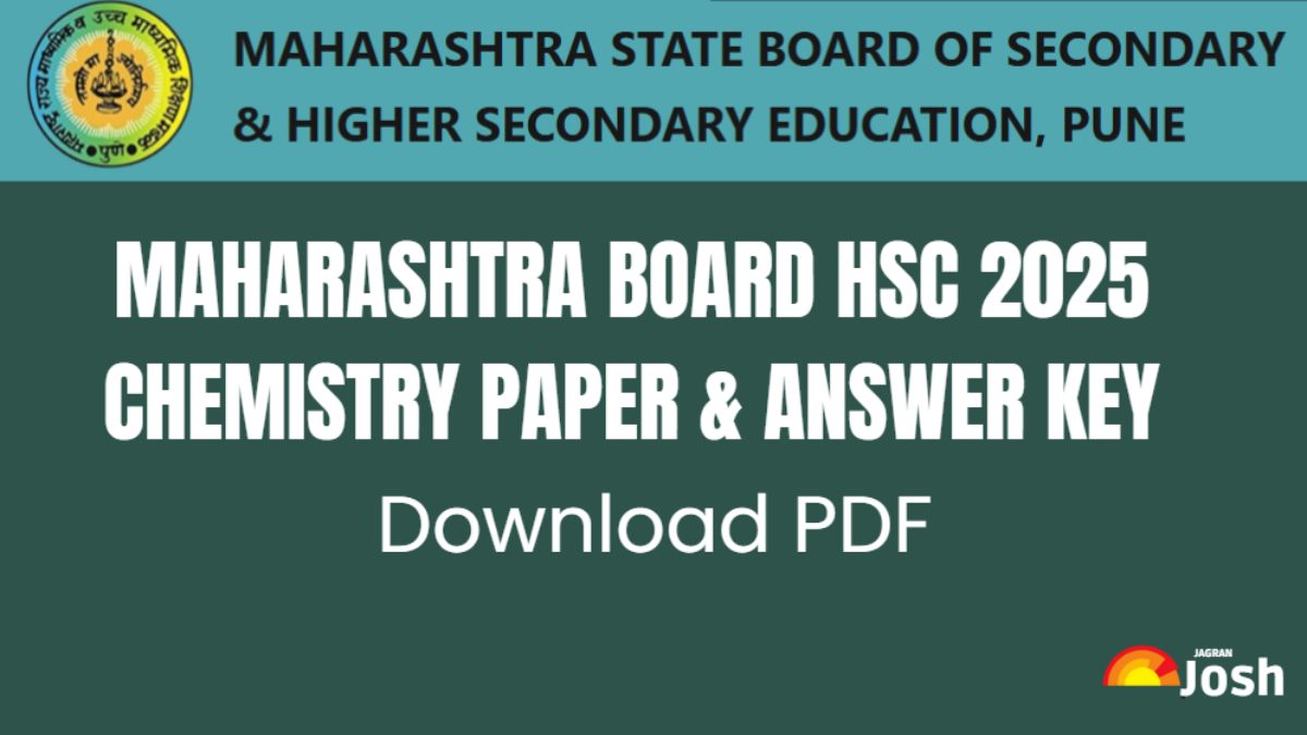 Maharashtra Board HSC 2025 Chemistry Paper & Answer Key: Download PDF