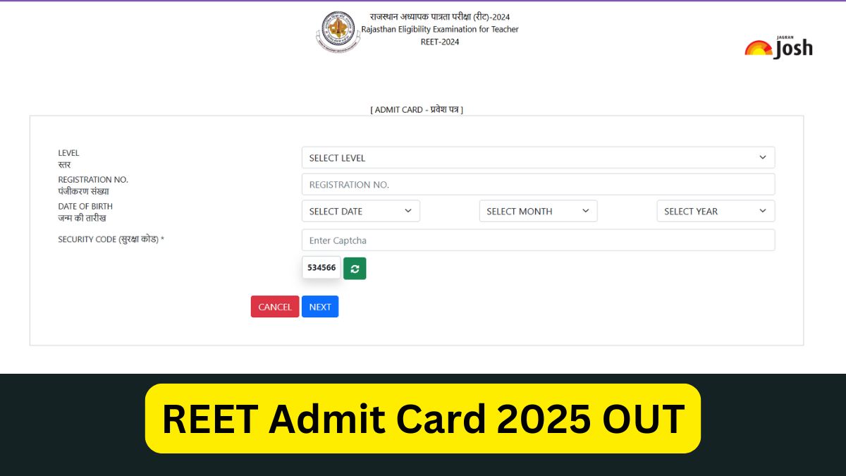 REET Admit Card 2025 Official Website: reet2024.co.in पर जारी हुआ रीट एडमिट कार्ड, ये रहा हॉल टिकट Direct Link
