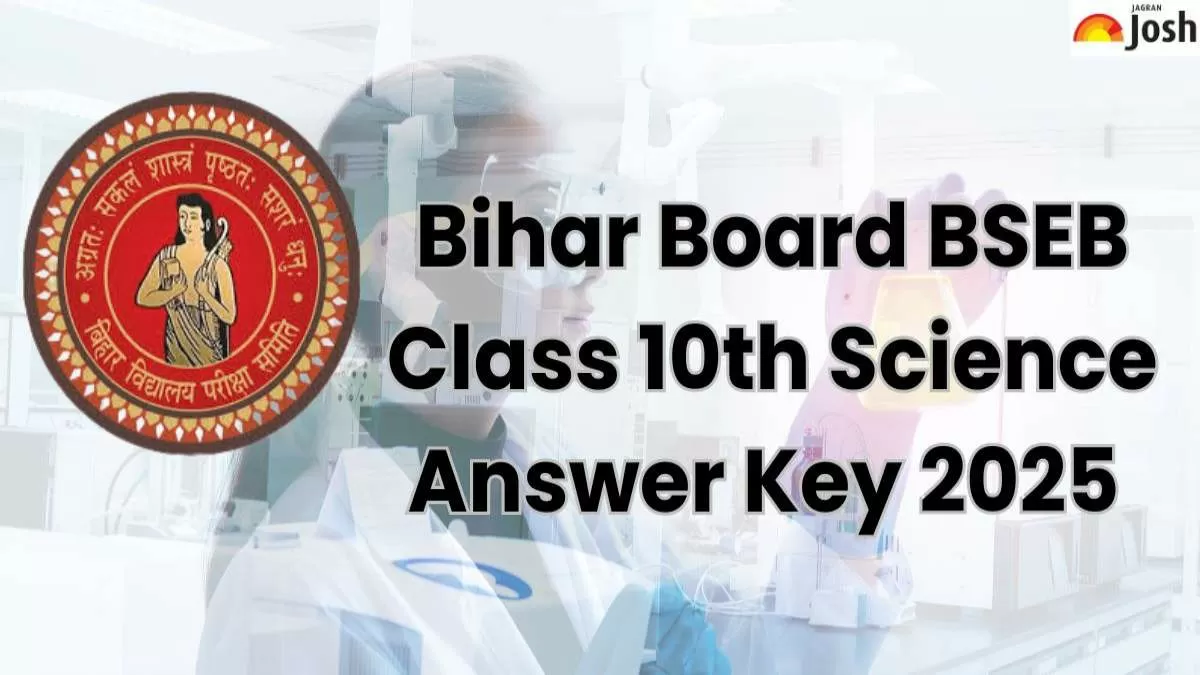 Bihar Board 10th Science Answer Key 2025